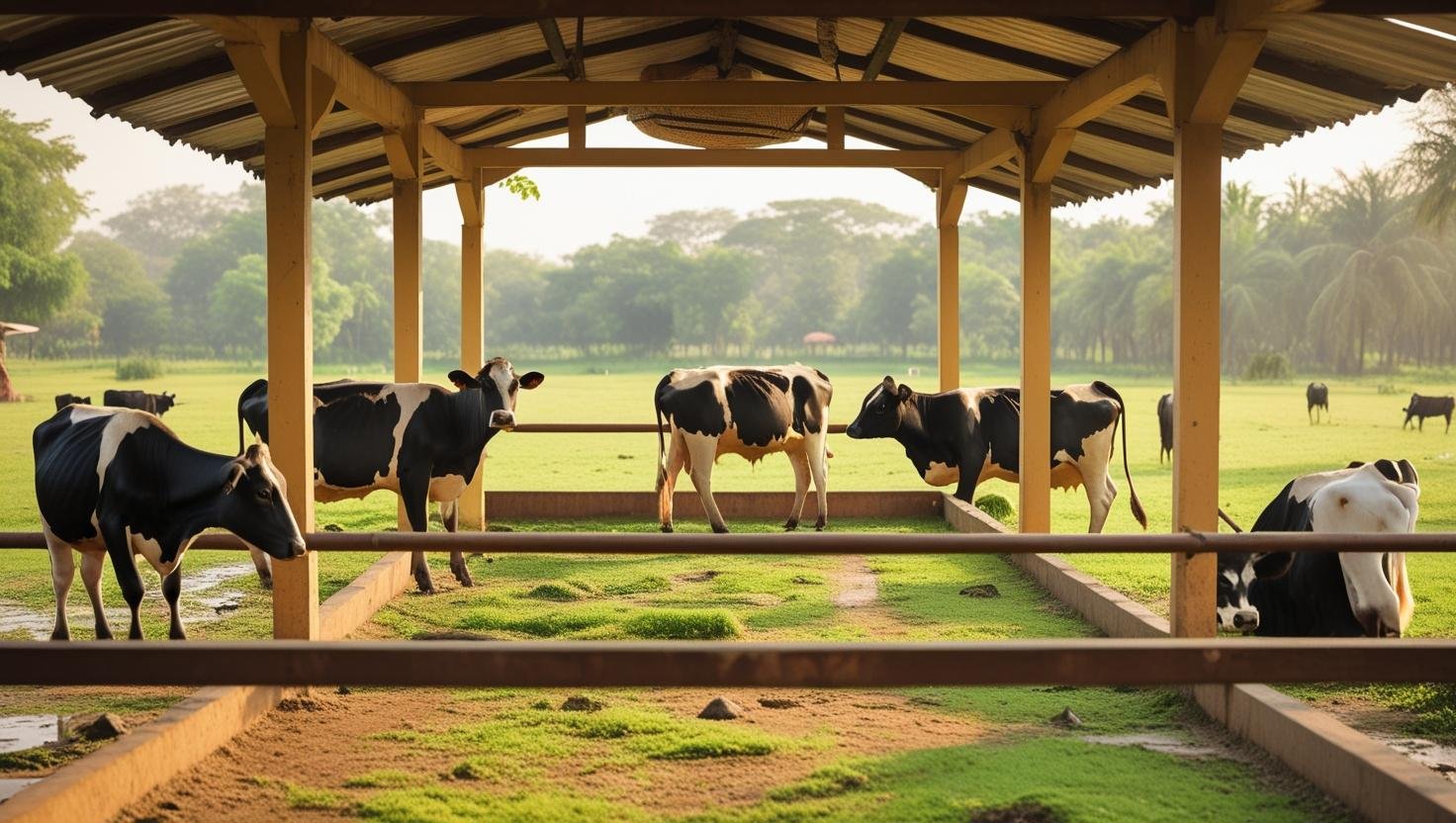 आधुनिक गौशाला सुविधाएं