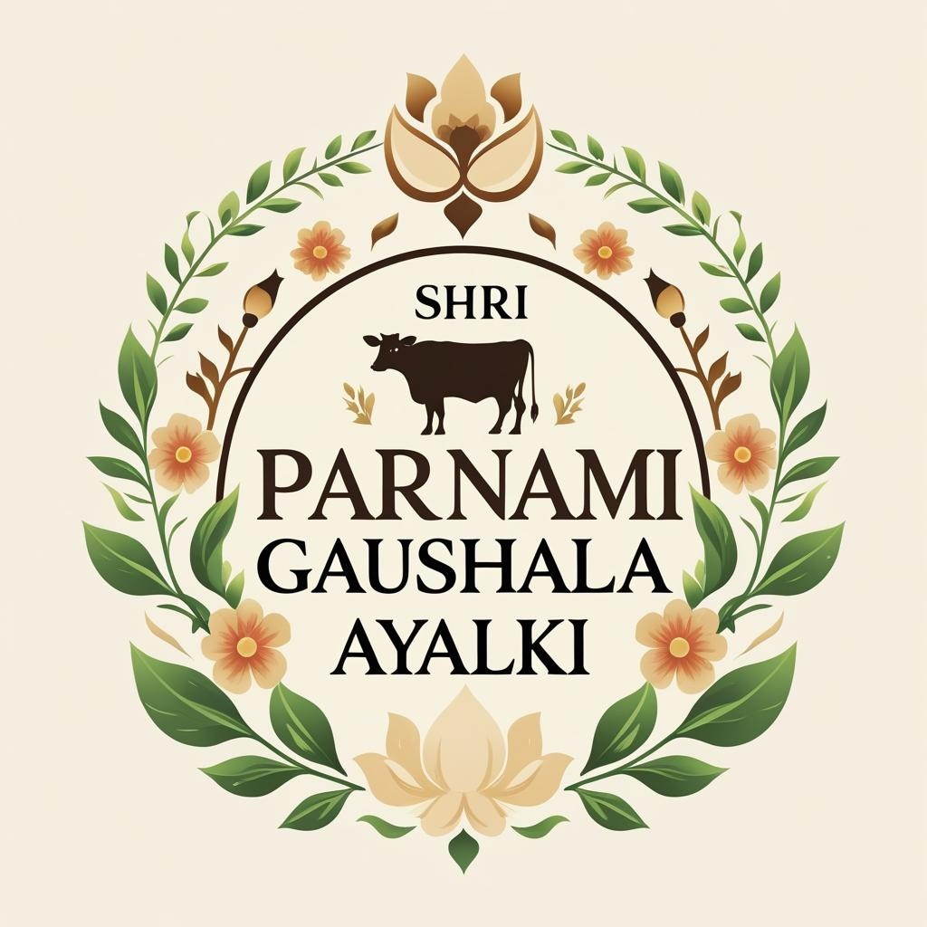 Shree Krishan Parnami Gaushala Logo